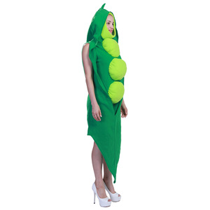 Costumi Cosplay di carnevale di Halloween femminile divertente cibo vestito pisello vegetale costumi di Halloween per le <span class=keywords><strong>donne</strong></span> - Product Image 2