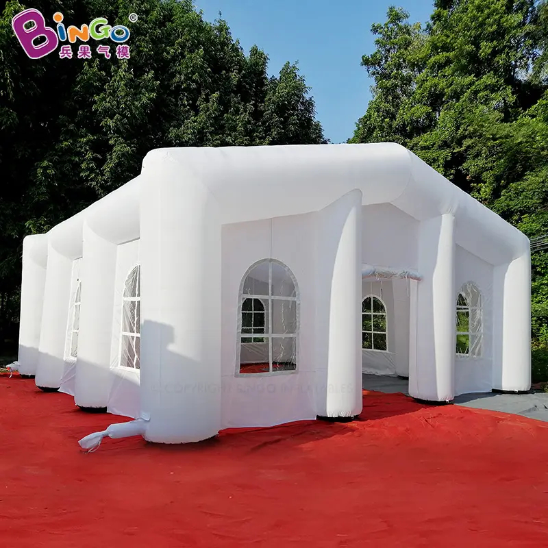 Белый надувной церковный шатер для свадебной вечеринки открытый шатер