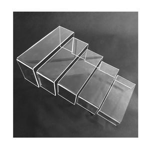 5 उच्च गुणवत्ता स्पष्ट एक्रिलिक प्रदर्शन पुल risers के सेट कड़ा plinths प्रदर्शन खड़ा - Product Image 1