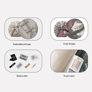 Berretto da donna in seta satinata elegante e morbido. Berretto da notte in seta satinata <span class=keywords><strong>a</strong></span> doppio strato per trecce - Product Image 4