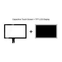 Layar Sentuh Kapasitif CTP 21,5 inci Kecerahan Tinggi 250 Nits LVDS 1920*1080 Modul Layar Sentuh LCD TFT 21,5 inci