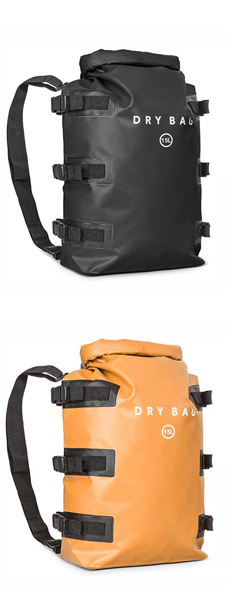 Buffalo Gear Promotional custom logo ocean sport beach hiking swimming camping floating keep gear buckle waterproof nylon dry bag