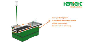 Mostrador de Caja de Acero de Alta Calidad para Tiendas Minoristas, Mostrador de Caja para Supermercados y Centros Comerciales - Product Image 5