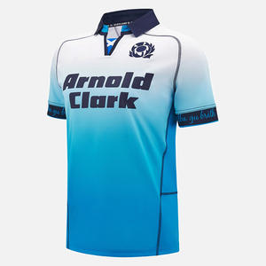 Camiseta de <span class=keywords><strong>Rugby</strong></span> de Manga Corta para el Hogar de Escocia 2025 - OEM 100% Poliéster de Secado Rápido para Hombre, Proveedor de Uniformes de Equipo Personalizados - Product Image 6