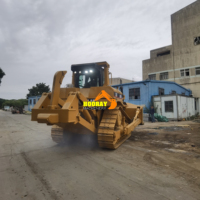 Bulldozer sur chenilles d'occasion du Japon, modèle CAT D8H/D8R 2016, moteur CAT 3306, puissance 250 kW, capacité de nivellement 4m.