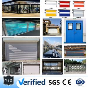 Les portes à enroulement électriques en alliage d'aluminium modernes sont utilisées pour la protection <span class=keywords><strong>de</strong></span> la sécurité dans les villas, les maisons et les usines - Product Image 4