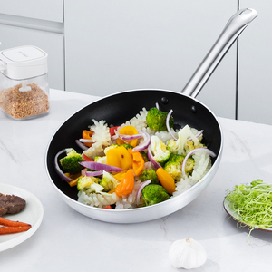 आधुनिक हॉट सेलिंग रेस्तरां कई विनिर्देश 18-40 सेमी नॉन-स्टिक एल्यूमीनियम खाना पकाने शेफ पैन स्किलेट फ्राइंग पैन गैस - Product Image 6