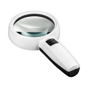 14X Loupe Magnification Hasting Loupe Mini Optical Glass Triplet Lens Stainless Steel Body W/ Foldaway Pocket Design Stamp & Coi - Product Image 1