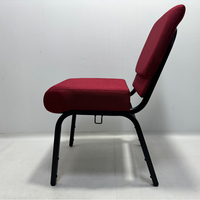 Chaises empilables et connectables modernes sur mesure pour hôtels, bureaux, halls et auditoriums, idéales pour les églises