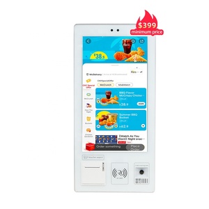 21.5 Inch Touch Screen Self Service Wall-mount Floor Stand Ordering Payment Kiosk on <b>Checkout</b> <b>Counter</b> - Product Image 6