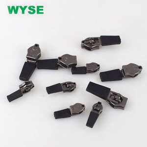 Fancy Hot Fashion DSYG Semi Auto Lock <strong>Slider</strong> With <strong>Rubber</strong> Puller Multi-size for Garment Zipper - Product Image 6