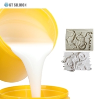 Caoutchouc de silicone liquide RTV2 Platinum Cure pour la fabrication de moules de pierres de parement / fabrication de moules muraux en PVC pour panneaux de plâtre 3D