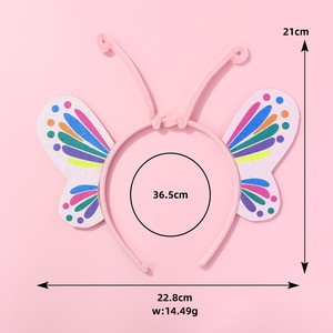 <b>Sweet</b> Fashionable Cute Cartoon <b>Flower</b> Plastic Headband for Girls Colorful One Size Fits All Hair Accessory for Children's - Product Image 2