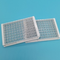Plaques ELISA détachables à fond plat à haute absorption pour fournitures de laboratoire médicales en gros