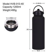Botella de Viaje de Doble Capa con Aislamiento al Vacío, Ecológica, Libre de BPA, 100% Acero Inoxidable de Grado Alimenticio, Resistente a Fugas, con Impresión Personalizada