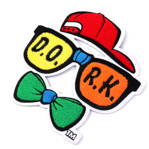 Professionalmente del fumetto personalizzato DORK colorate di <span class=keywords><strong>grandi</strong></span> dimensioni squisito ciniglia patch - Product Image 2