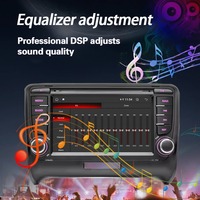 Autoradio 2 Din Android 13 pour Audi TT MK2 2006-2014 Multimedia Stereo GPS Navi Head Unit Carplay Intelligent Systems