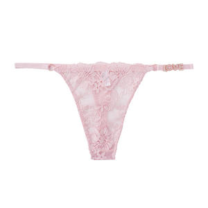 <span class=keywords><strong>Tanga</strong></span> Sexy con Tiras, <span class=keywords><strong>Tanga</strong></span> Micro de Talla Grande, Bragas de Encaje con Pedrería, Ropa Interior Transpirable con Espalda <span class=keywords><strong>en</strong></span> T para Mujer - Product Image 3