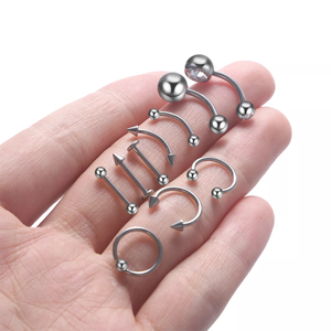 Hoa Sen Bán Buôn G23 Cấy Cấy Titan Internall Threaded <span class=keywords><strong>Piercing</strong></span> Labret Helix Lông Mày Bông Tai <span class=keywords><strong>Piercing</strong></span> Đồ Trang Sức - Product Image 5