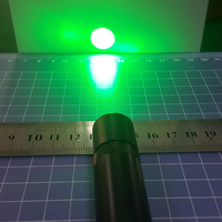 Module laser vert à point petit et longue portée 520 nm 20 mW, lentille en verre, tête laser verte, lumière verte pour pelouse avec adaptateur secteur