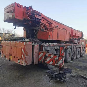 משומש 1992 שנה Liebherr <span class=keywords><strong>160</strong></span> טון זרוע 5 חלקים זרוע ראשית 50 מ' עם מנוף זרועות עזר - Product Image 4