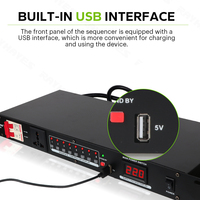 RAYHAYES S-208 – Alimentation électrique à 10 canaux pour montage en rack, régulateur de séquence et conditionneur de courant