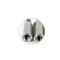 Ventes directes d'usine entretoise hexagonale M2 M3 M4 M5 M6 entretoises en aluminium en acier inoxydable avec filetage utilisé pour l'industrie