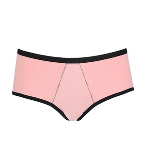 Shanhao algodón orgánico talla grande Hipster período ropa interior 4 capas lavable corte alto tejido reutilizable mujeres - Product Image 1