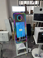 Miroir portable pliable de 40 pouces, nouveau, miroir magique tactile intelligent, photomaton