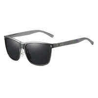 Lunettes de soleil carrées géométriques tendance, protection UV400, monture légère en acétate, lunettes de soleil polarisées pour hommes