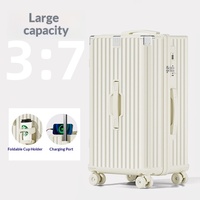 Ensemble de bagages PC grande capacité 20-32 pouces avec serrure à combinaison, robuste, durable, compartiment profond, roues multidirectionnelles ultra-légères