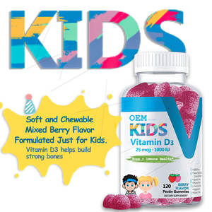 Ready-to-Ship Kids <b>Vitamin</b> D3 Gummies Stock & Custom Private Label Fast Delivery for Immune Support - Product Image 4