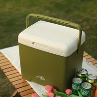 Mini boîte isotherme portable de 13L pour le camping en plein air le pique-nique le stockage des aliments en plastique