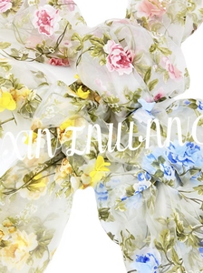 Fatto a mano <span class=keywords><strong>Shabby</strong></span> <span class=keywords><strong>Chic</strong></span> 3D fiore ricamato in Organza tessuto traspirante Jacquard ricamato abito fiore abbigliamento tessuto - Product Image 6