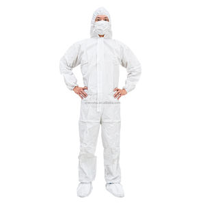 Robe d'isolation monobloc jetable économique (vêtements de travail) avec membrane respirante à capuche Qualité sans pied garantie - Product Image 2