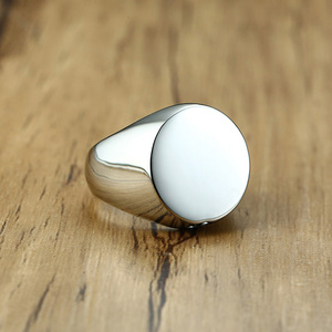 Custom Wholesale Mens Women Stainless Steel Crmation <strong>Keepsake</strong> Jewelry Blank Round Engraved <strong>Ash</strong> Urn <strong>Ring</strong> - Product Image 3