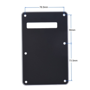 Plaque de protection de cavité de tremolo, plaque arrière, plaque arrière 3 plis pour <span class=keywords><strong>guitare</strong></span> électrique Stratocaster <span class=keywords><strong>Strat</strong></span> style moderne - Product Image 4