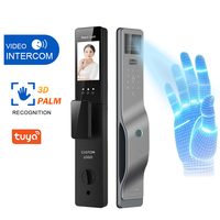 Cerradura Digital KROVI PR09, Gran Venta, Desbloqueo con Tarjeta de Código, Totalmente Automática, TTlock Tuya WiFi, Cerradura Inteligente de Seguridad con Reconocimiento Facial 3D para Proyectos