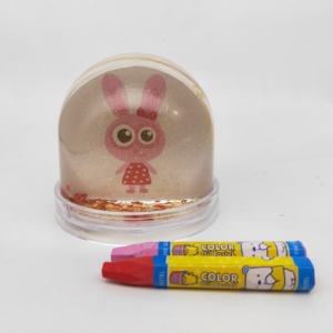 Personalized Snow Globe Liquid Photo Frame with Little Piece Decoration Inside - Product Image 6