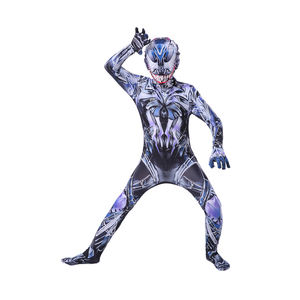 Mono de Spider Man, mono ajustado de hierro, Padre, <span class=keywords><strong>Hijo</strong></span>, fiesta de cumpleaños, Halloween, niño, negro, Spider Man, disfraz de Cosplay para niños - Product Image 2