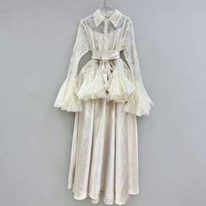 <span class=keywords><strong>Conjunto</strong></span> de 2 <span class=keywords><strong>Piezas</strong></span> para <span class=keywords><strong>Mujer</strong></span>, Blusa con Lentejuelas y Cordones, Vestido Largo, <span class=keywords><strong>Conjunto</strong></span> de Vestidos, Moda Sehe - Product Image 5