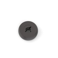 Roue de souris en métal usinée CNC sur mesure, en alliage d'aluminium anodisé, surface moletée, logo personnalisé, pour réparation de souris gaming