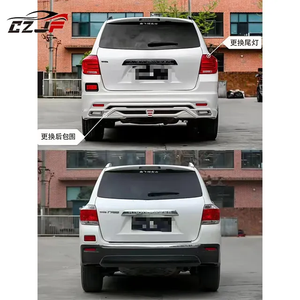 CZJF Nouveaux styles de kit carrosserie pour pare-chocs avant et arrière de voiture pour <span class=keywords><strong>Toyota</strong></span> Highlander 2012 2013 <span class=keywords><strong>2014</strong></span> Améliorations pour <span class=keywords><strong>LX</strong></span> 570 - Product Image 4