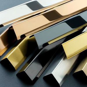 Декоративная зеркальная плитка из нержавеющей стали, 90 градусов - Product Image 2