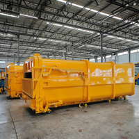 Pompe à engrenages motorisée AEL pour bennes à déchets en acier de grande taille, personnalisable en usine, pour l'industrie du traitement des déchets et les collecteurs de déchets de haute performance