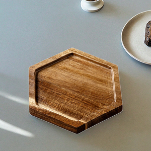 Sous-verres en bois hexagonaux au design moderne, personnalisables, à prix avantageux, nouveauté disponible au prix le plus bas - Product Image 1