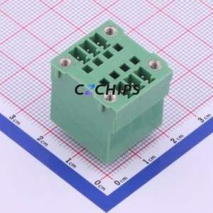 KF2EDGVHM-3.5-2*3P Plug-in Terminal Block Through hole,P=3.5mm Connector Board-to-Board / Socket Closed Screw Fixing 2x3P 3.5mm - Product Image 1