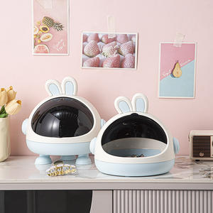 Mini Bote <span class=keywords><strong>de</strong></span> <span class=keywords><strong>Basura</strong></span> <span class=keywords><strong>de</strong></span> Escritorio con Tapa, <span class=keywords><strong>de</strong></span> Plástico, Pequeño y Bonito, <span class=keywords><strong>de</strong></span> Alta Calidad, para Dormitorio, Oficina y Sala <span class=keywords><strong>de</strong></span> Estar - Product Image 3