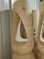 Table basse en bois massif pour la décoration de la maison