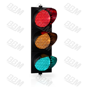 Feux de signalisation routière rouges, verts et jaunes de 12 pouces avec lentille en toile d'araignée - Product Image 3